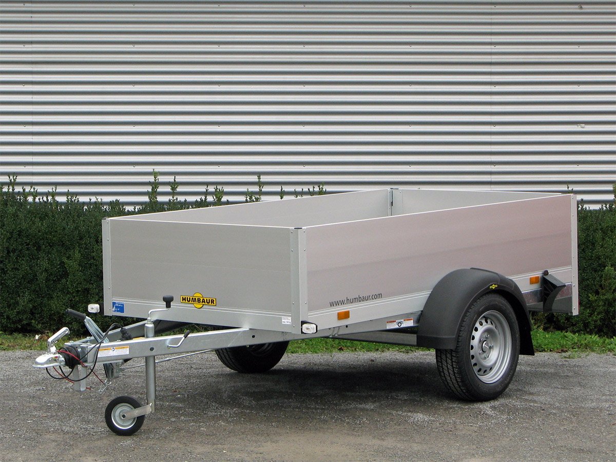 Humbaur Kastenanhänger HA102111-5 – 500 mm Bordwand – Ladefläche 205 × 110 cm – 1000 kg – Einachser – Ansicht 1