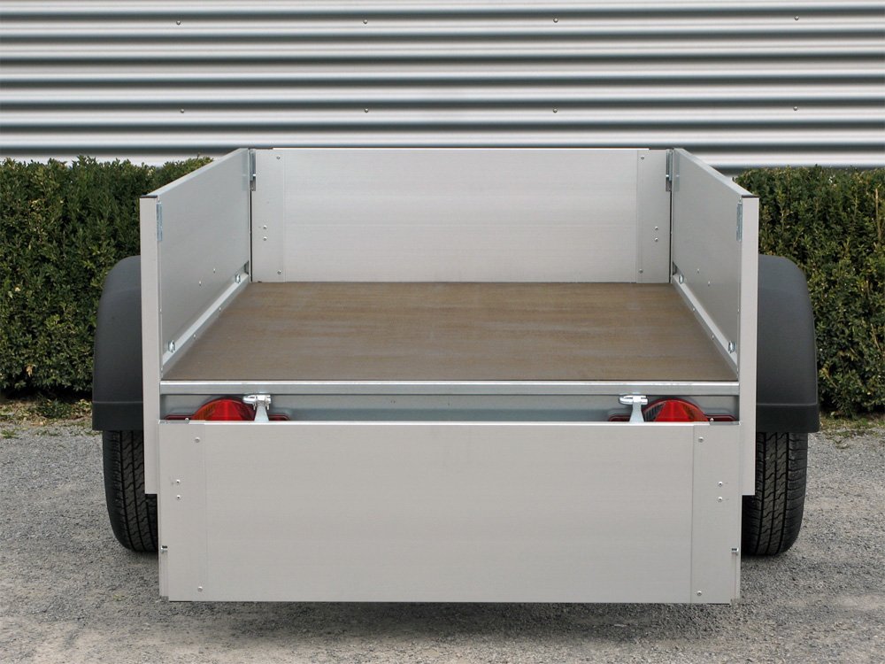 Humbaur Kastenanhänger HA752113 KV – ungebremst, mit Klappe vorne – Ladefläche 205 × 131 cm – 750 kg – Einachser – Ansicht 5