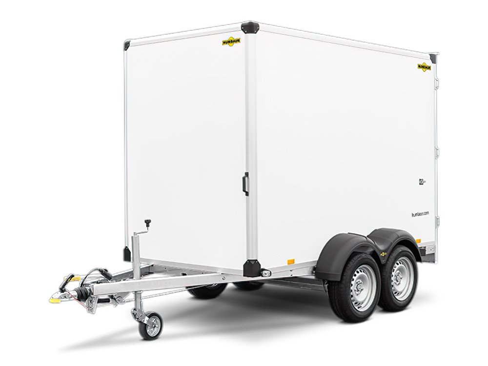 Humbaur Kofferanhänger HK 254018-20P FlexZurr – Rampe – Ladefläche 406,4 × 177,4 cm – 2500 kg – Tandemachser – Ansicht 1