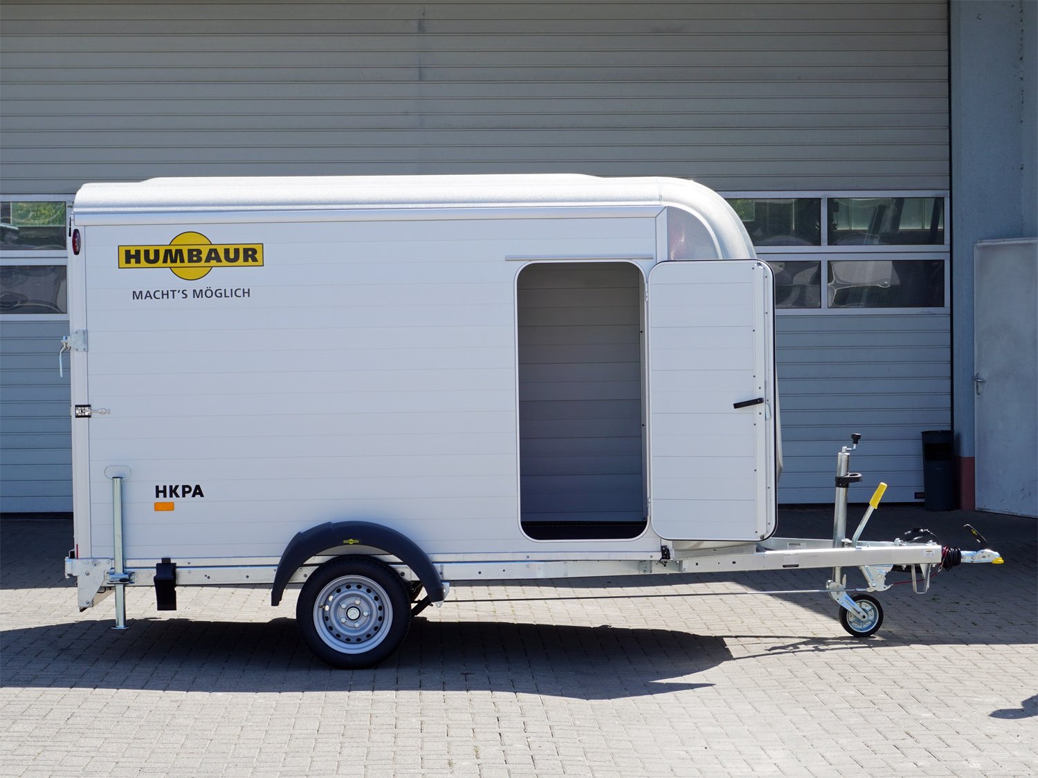 Humbaur Kofferanhänger HKPA 153217 Color Selection – Rampe dreh- u. schwenkbar – Ladefläche 328 × 177 cm – 1500 kg – Einachser – Ansicht 5