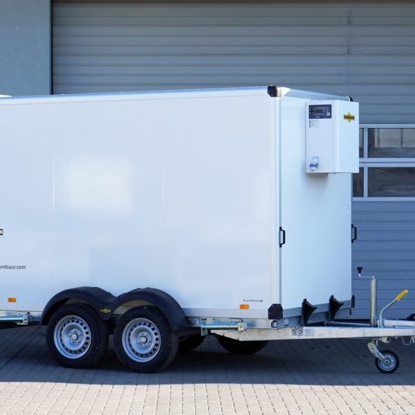 Humbaur Kühlkoffer HGK 25 32 18 – 21 PF60 Deluxe – Ladefläche 313 × 167 cm – 2500 kg – Tandemachser – Ansicht 1