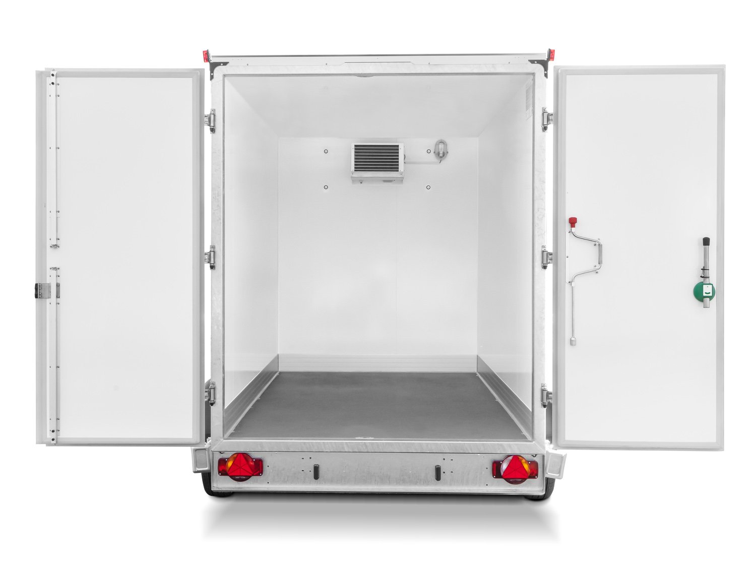 Humbaur Kühlkoffer HGK 25 37 18 - 21 PF60 Deluxe – Ladefläche 363 × 167 cm – 2500 kg – Tandemachser – Ansicht 4