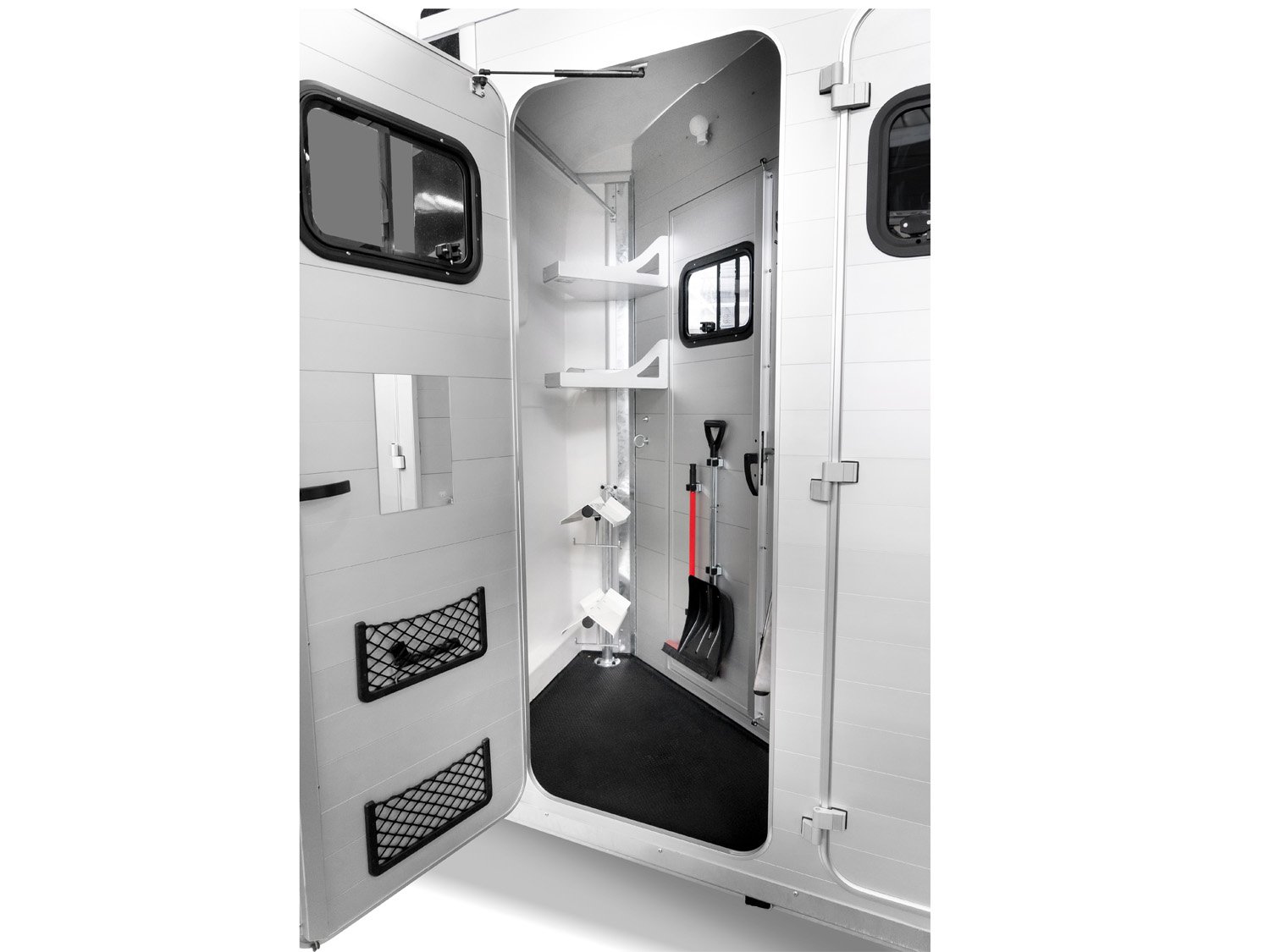 Humbaur Pferdeanhänger Notos Xtra PRO 2700 – Ladefläche 413,2 × 171,4 cm – 2700 kg – Tandemachser – Ansicht 4