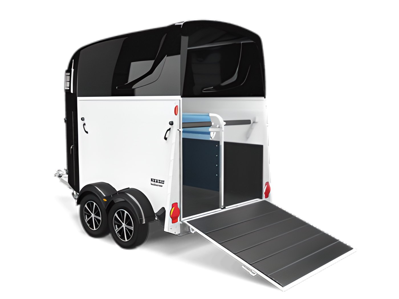 Humbaur Pferdeanhänger Pegasus 2700 S Alu – Ladefläche 346 × 171 cm – 2700 kg – Tandemachser – Ansicht 3