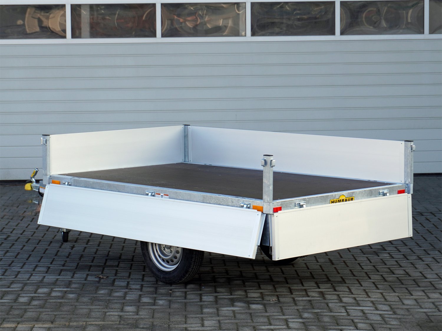 Humbaur Pritschenhochlader HU752314 – 13 Zoll Ladehöhe 69 cm – Ladefläche 230 × 140 cm – 750 kg – Einachser – Ansicht 5