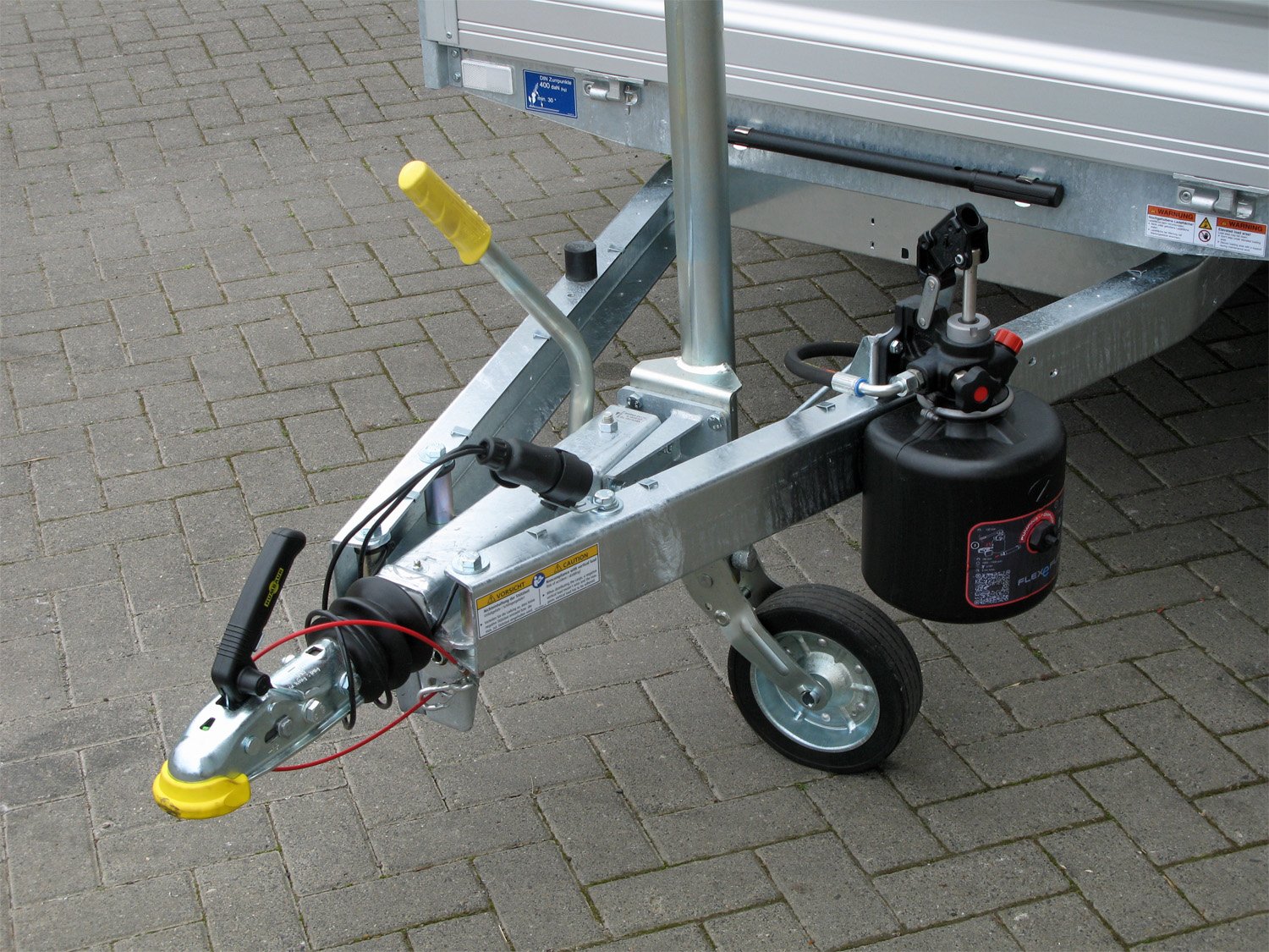 Humbaur Rückwärtskipper HUK 152314 – BW Aufsatz - FLEX e Pump – Ladefläche 230 × 140 cm – 1500 kg – Einachser – Ansicht 5