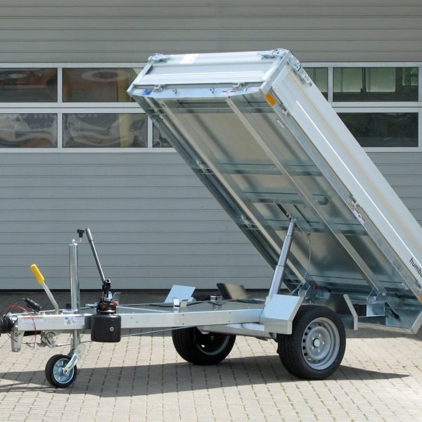 Humbaur Rückwärtskipper HUK 152314 – FLEX e Pump – Ladefläche 230 × 140 cm – 1500 kg – Einachser – Ansicht 1