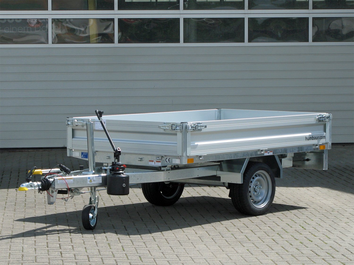 Humbaur Rückwärtskipper HUK 152314 – FLEX e Pump – Ladefläche 230 × 140 cm – 1500 kg – Einachser – Ansicht 5