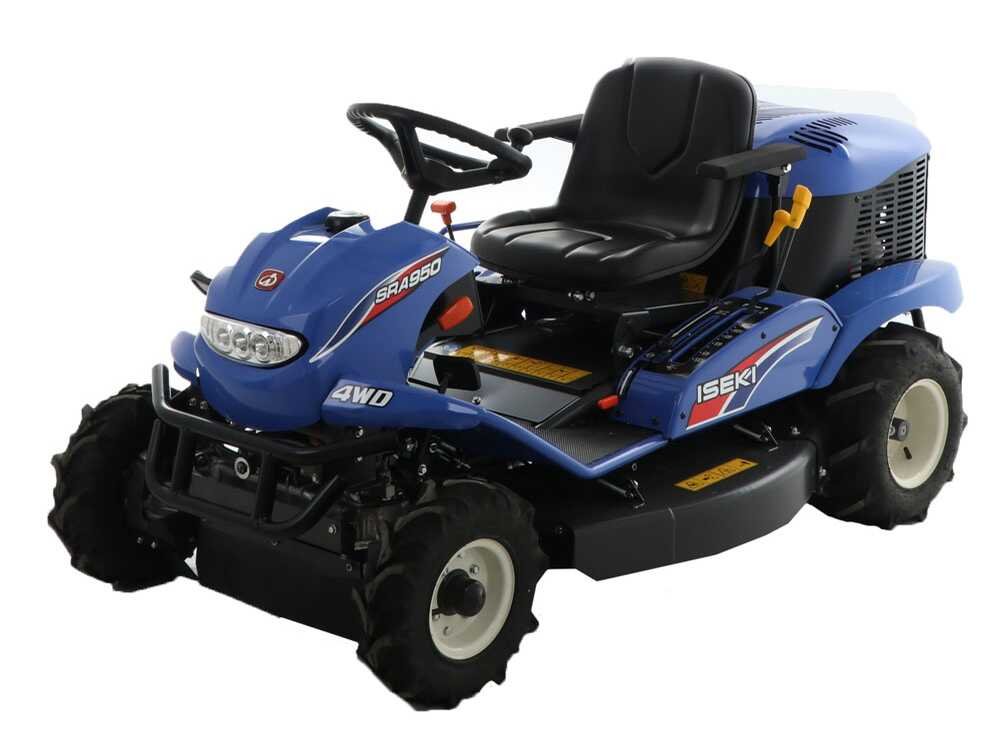 Hochgras- Iseki SRA 950A 4WD Hochgras-Aufsitzmäher – 95 cm Schnittbreite – Hydrostatik – mit Mulchfunktion – Ansicht 4