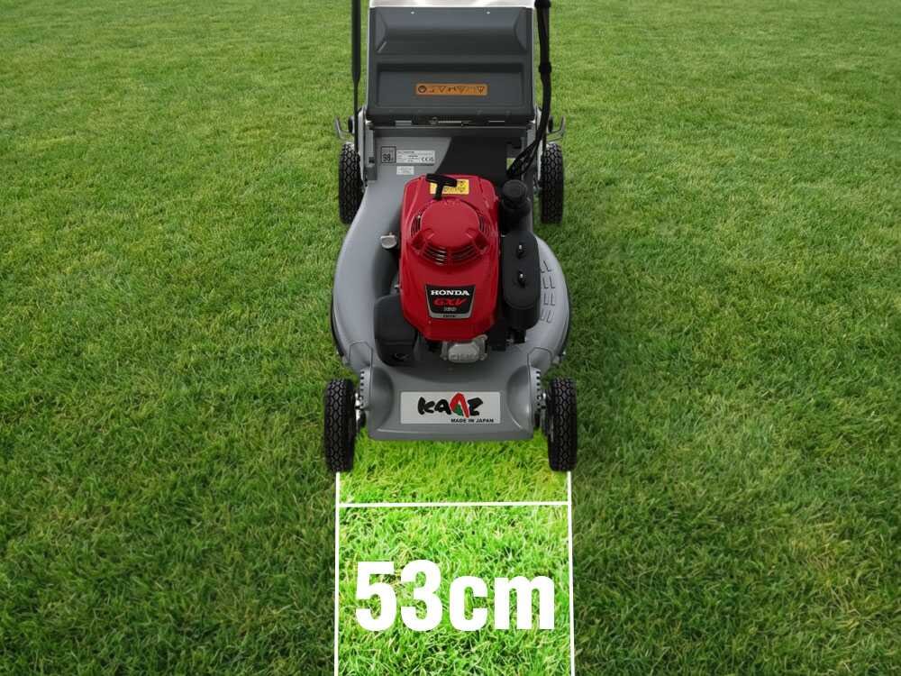 KAAZ LM 5360 HXA Benzin-Rasenmäher – 53 cm Schnittbreite – Heckantrieb – mit Fangkorb – Ansicht 3