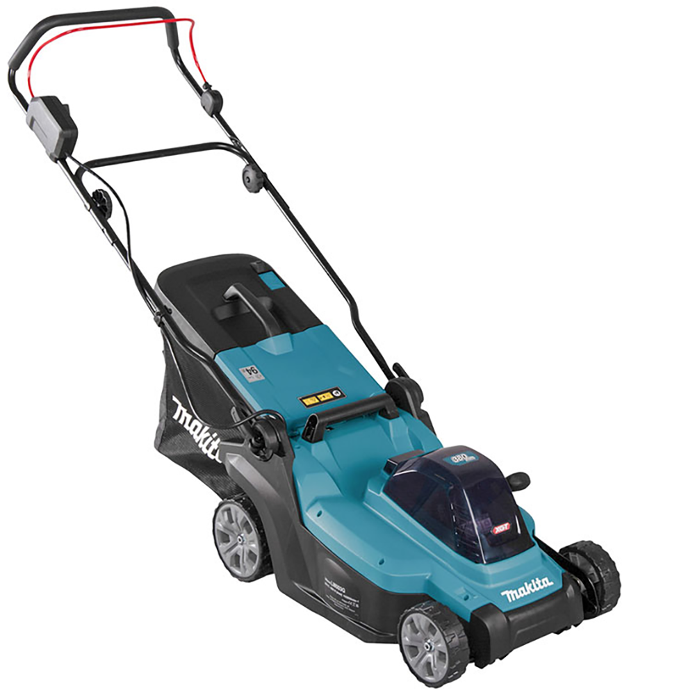 Makita LM003GZ XGT Akku-Rasenmäher – 38 cm Schnittbreite – zum Schieben – mit Fangkorb – Ansicht 1