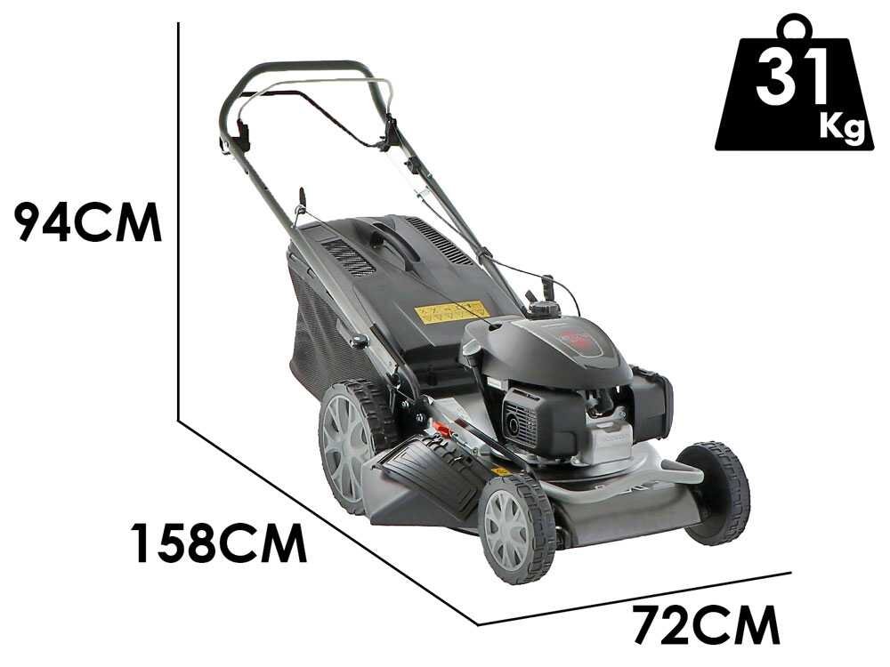 Marina Systems HR 46 SH Benzin-Rasenmäher – 46 cm Schnittbreite – Heckantrieb – mit Fangkorb – Ansicht 2