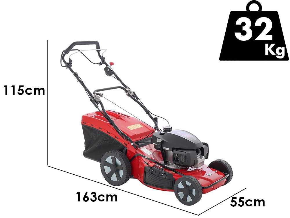Marina Systems AGRI 55 SH 3V ZHW Benzin-Rasenmäher – 51 cm Schnittbreite – Heckantrieb – mit Fangkorb – Ansicht 2