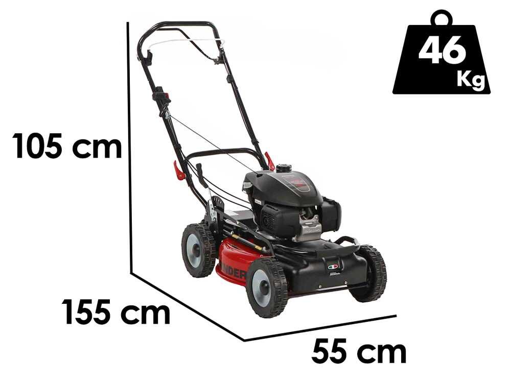 Marina Systems GRINDER 4x4 SH Benzin-Rasenmäher – 52 cm Schnittbreite – mit Mulchfunktion – Ansicht 2