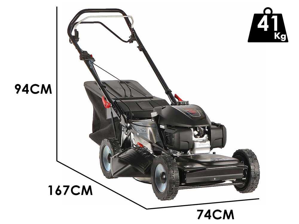 Marina Systems 4-MAXI 52 SH Benzin-Rasenmäher – 52 cm Schnittbreite – mit Fangkorb – Ansicht 2