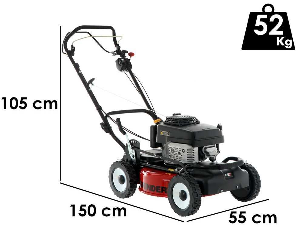 Marina Systems GRINDER 52 VKW Benzin-Rasenmäher – 52 cm Schnittbreite – Heckantrieb – mit Mulchfunktion – Ansicht 2