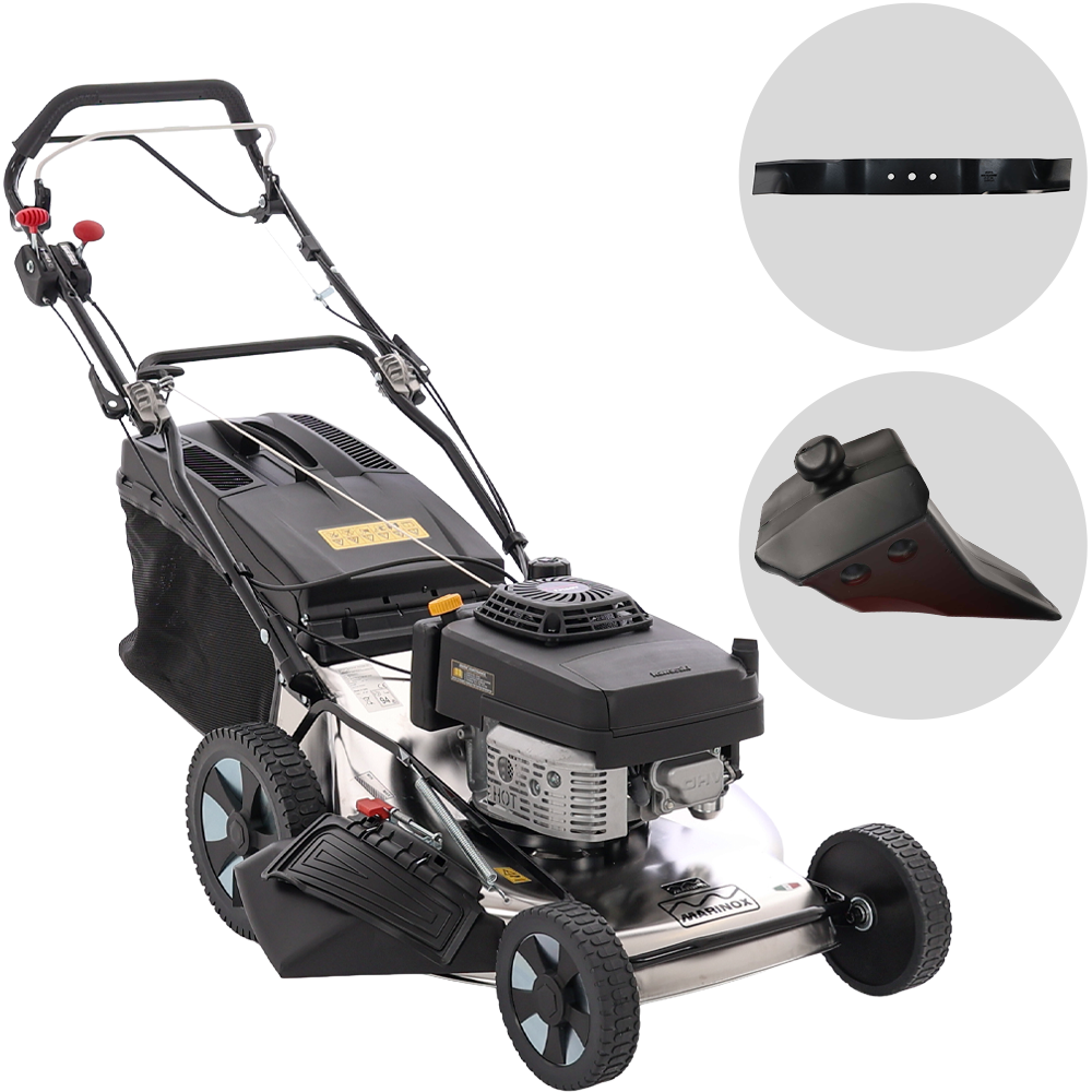 Marina Systems MX 57 SK Benzin-Rasenmäher – 57 cm Schnittbreite – Heckantrieb – mit Fangkorb – Ansicht 1