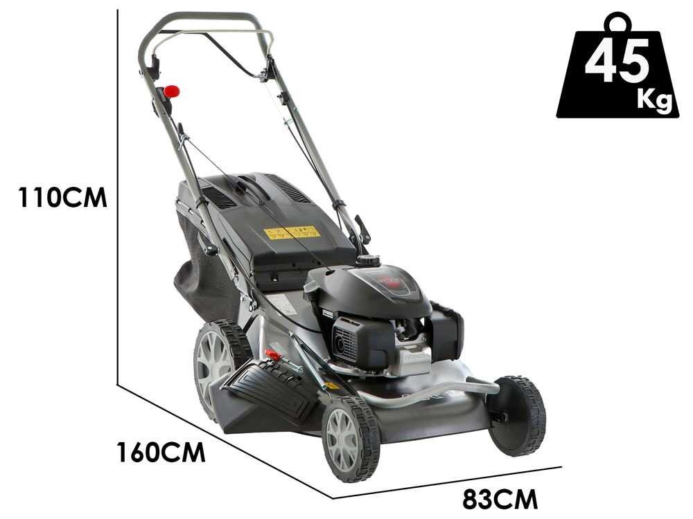Marina Systems HR 57 SH Benzin-Rasenmäher – 57 cm Schnittbreite – Heckantrieb – mit Fangkorb – Ansicht 2