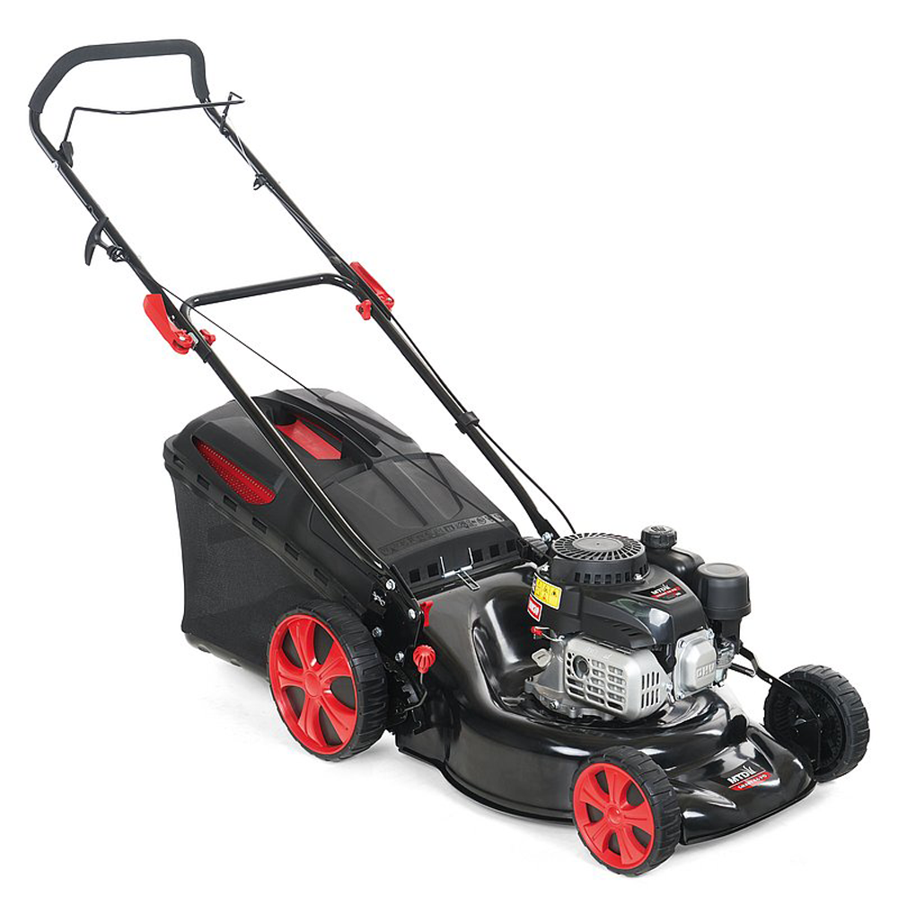 MTD Smart 46 PO / N Benzin-Rasenmäher – 46 cm Schnittbreite – zum Schieben – mit Fangkorb – Ansicht 1
