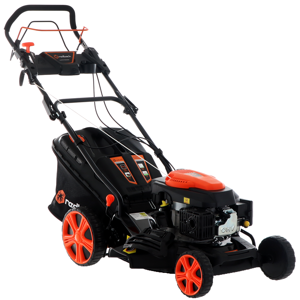 Redback S463VHY-T6 Benzin-Rasenmäher – 45 cm Schnittbreite – Heckantrieb – mit Fangkorb – Ansicht 1