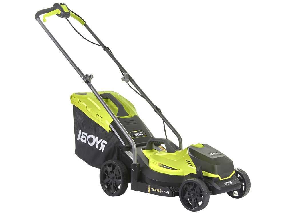 RYOBI RLM18X33B40 Akku-Rasenmäher – 33 cm Schnittbreite – zum Schieben – mit Fangkorb – Ansicht 3