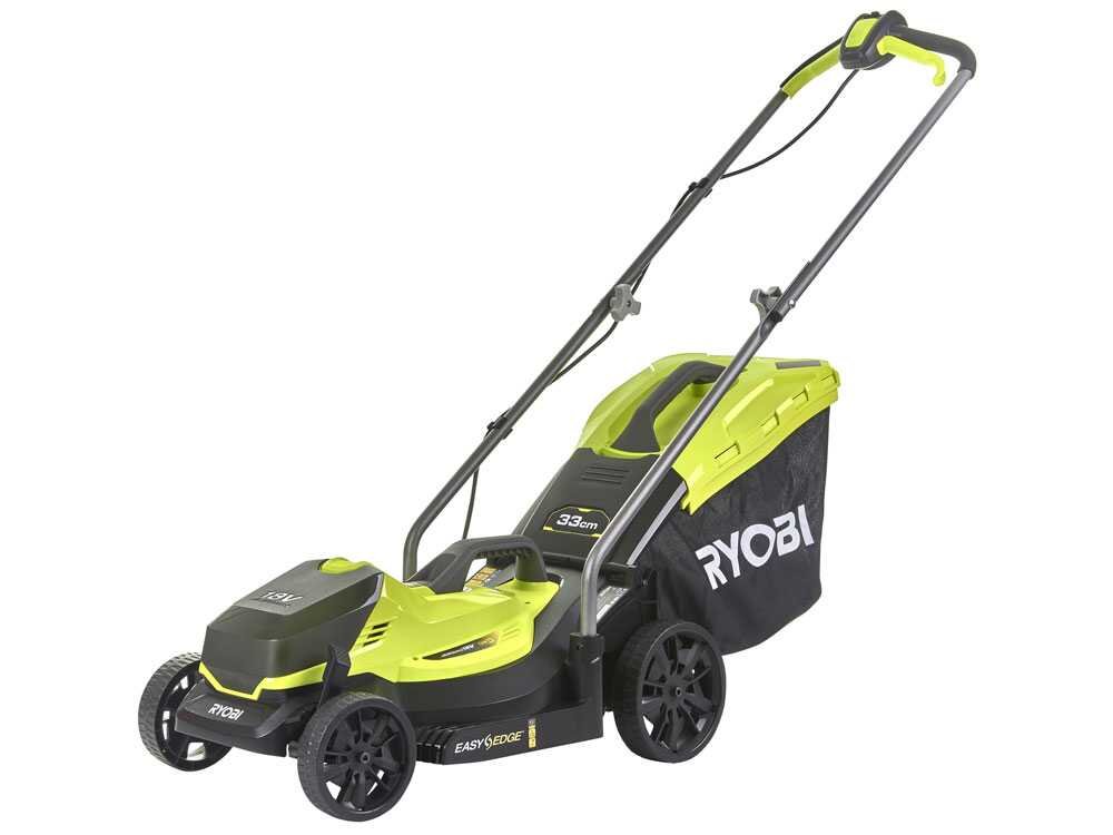 RYOBI RLM18X33B40 Akku-Rasenmäher – 33 cm Schnittbreite – zum Schieben – mit Fangkorb – Ansicht 4