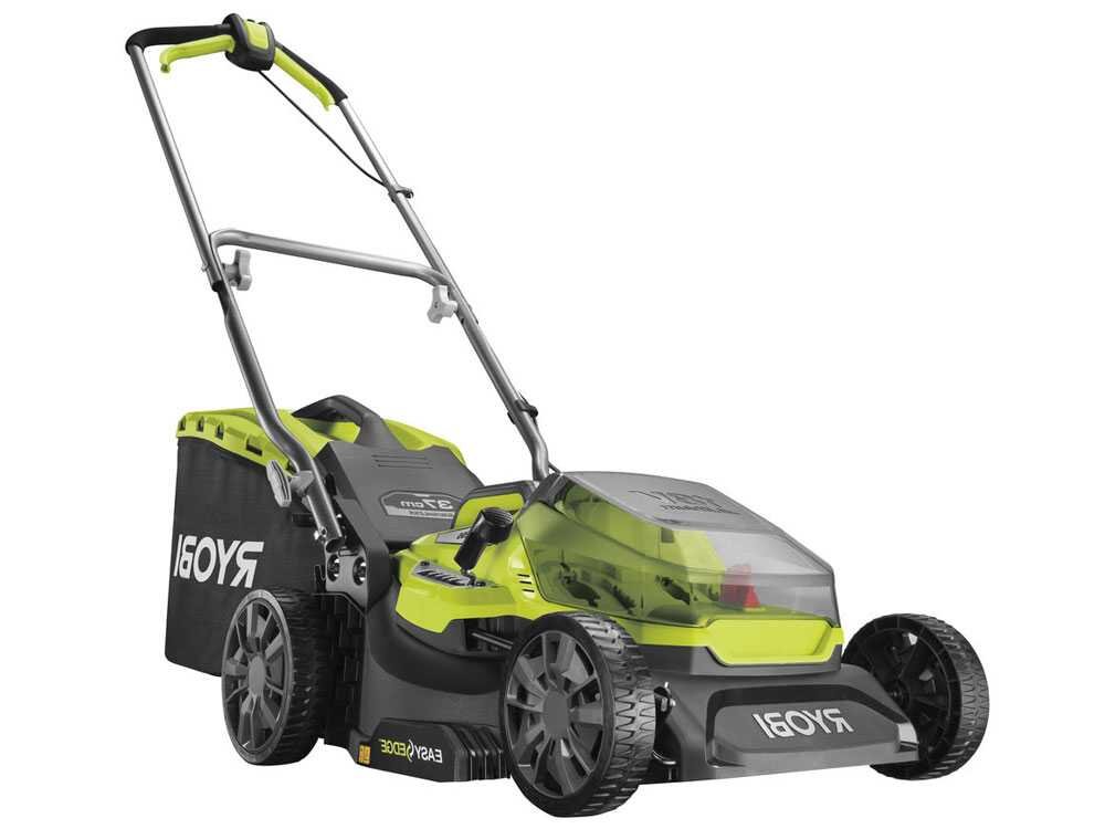 RYOBI RY18LMX37A-150 Akku-Rasenmäher – 37 cm Schnittbreite – zum Schieben – mit Fangkorb – Ansicht 3
