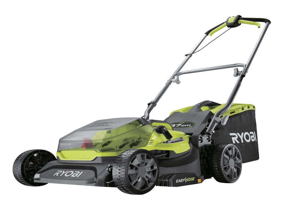 RYOBI RY18LM37A-140 Akku-Rasenmäher – 37 cm Schnittbreite – zum Schieben – mit Fangkorb – Ansicht 3