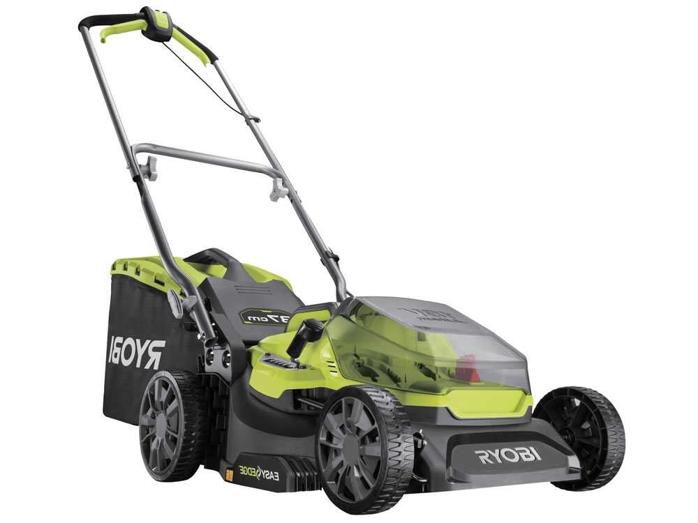 RYOBI RY18LM37A-140 Akku-Rasenmäher – 37 cm Schnittbreite – zum Schieben – mit Fangkorb – Ansicht 4
