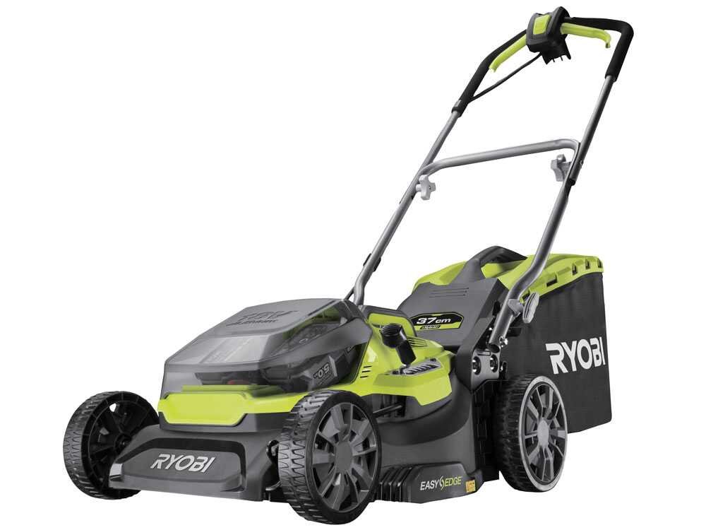 Ryobi Hybrid RY18LMH37A-250 Akku-Rasenmäher – 37 cm Schnittbreite – zum Schieben – mit Fangkorb – Ansicht 4