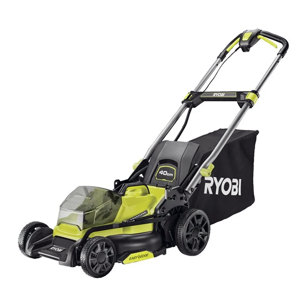 Ryobi RY18LMX40C-0 Akku-Rasenmäher – 40 cm Schnittbreite – zum Schieben – mit Fangkorb – Ansicht 1