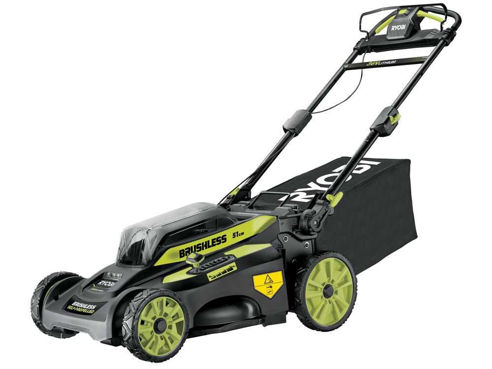 RYOBI RY36LMX51A-160 Akku-Rasenmäher – 51 cm Schnittbreite – mit Radantrieb – mit Fangkorb – Ansicht 4