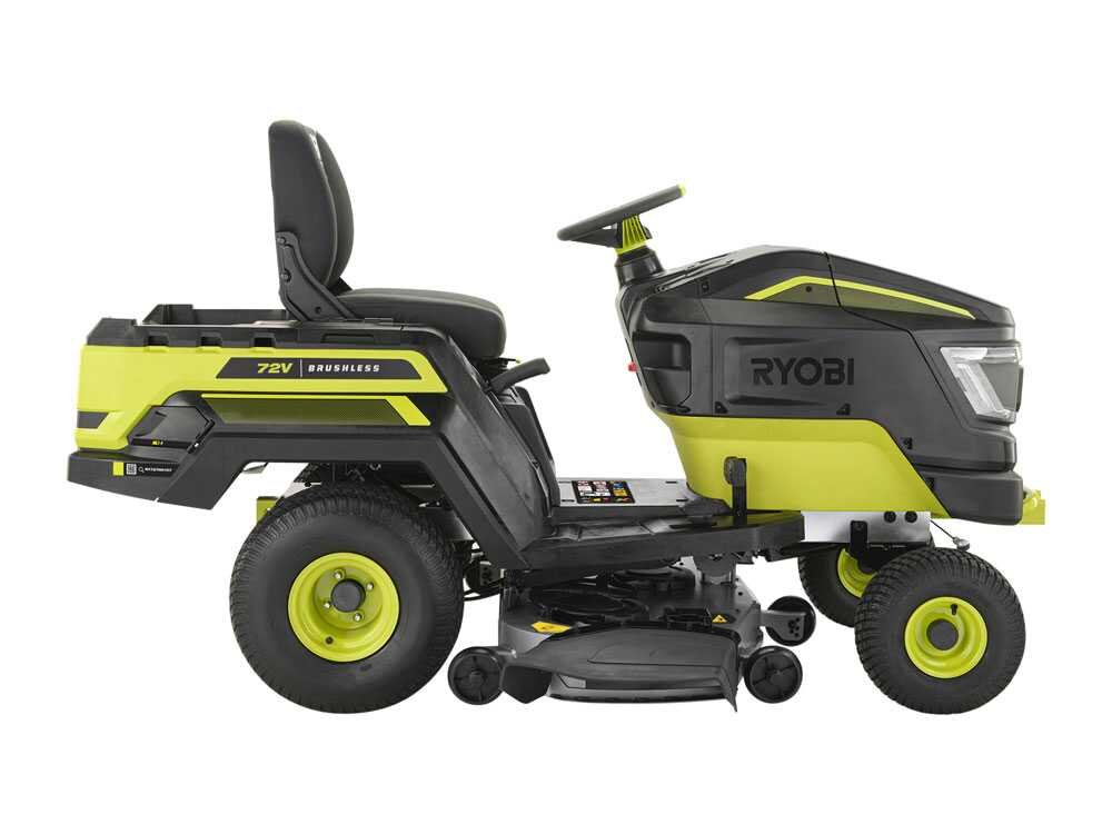 RYOBI RY72TMX117-310 - 72V / 3x10Ah Akku-Rasentraktor – 117 cm Schnittbreite – Automatisch – Ansicht 3