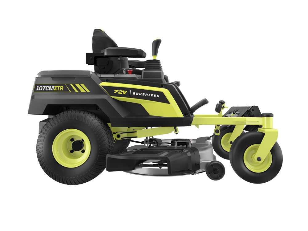Ryobi ZTRX107 Nullwendekreismäher – 107 cm Schnittbreite – Automatisch – mit Mulchfunktion – Ansicht 2