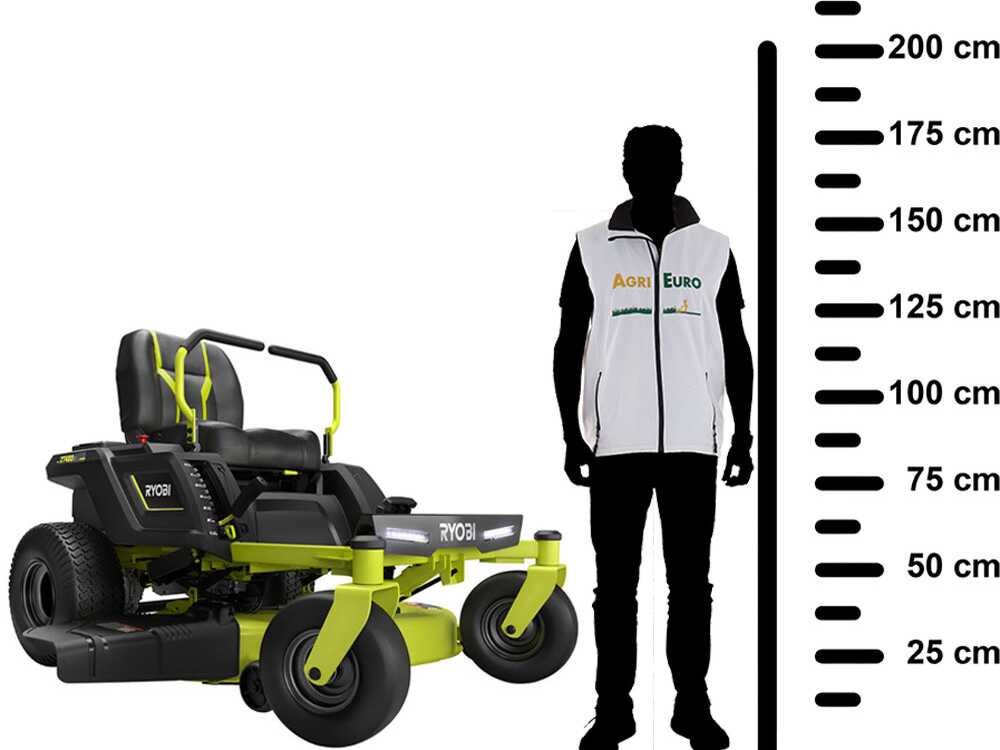 Ryobi ZTR480ex Nullwendekreismäher – 107 cm Schnittbreite – Automatisch – mit Mulchfunktion – Ansicht 3