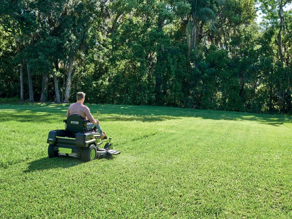 Ryobi ZTRX137 Nullwendekreismäher – 137 cm Schnittbreite – Automatisch – mit Mulchfunktion – Ansicht 3