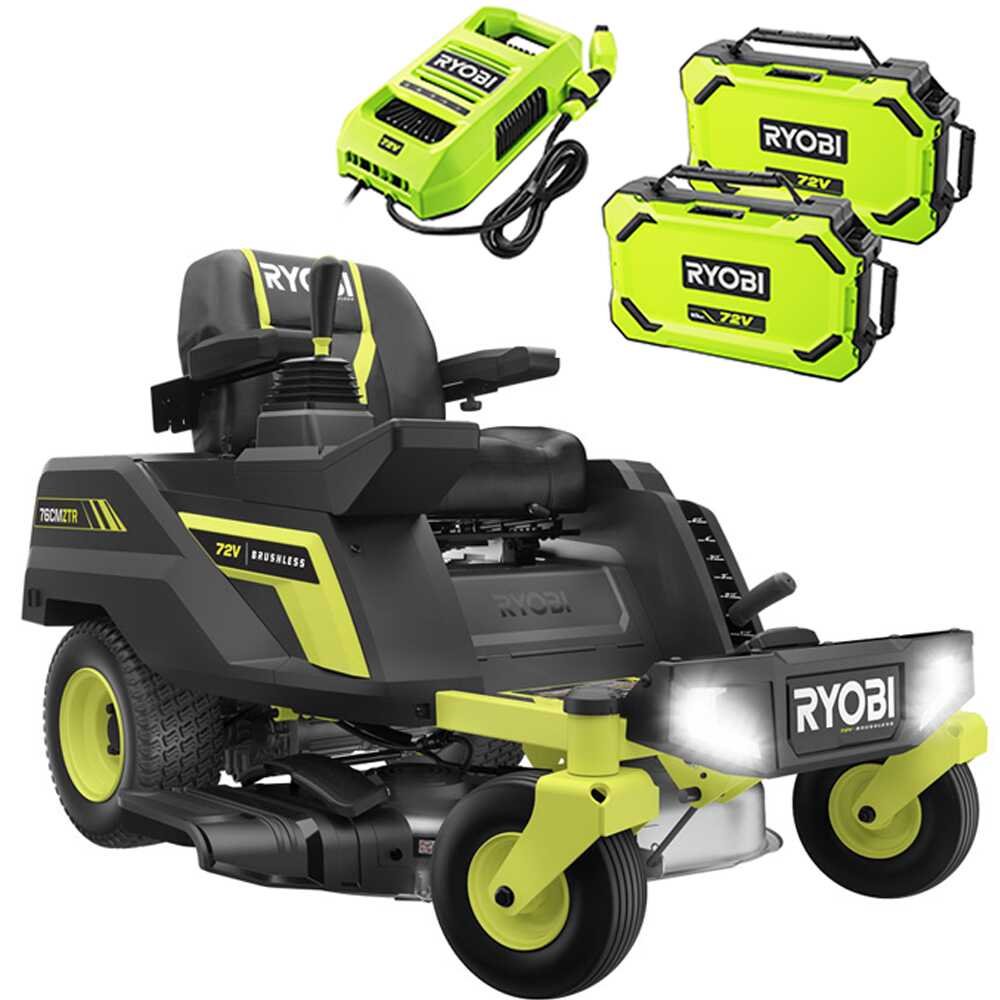 Ryobi ZTRX76 Nullwendekreismäher – 76 cm Schnittbreite – Automatisch – mit Mulchfunktion – Ansicht 1