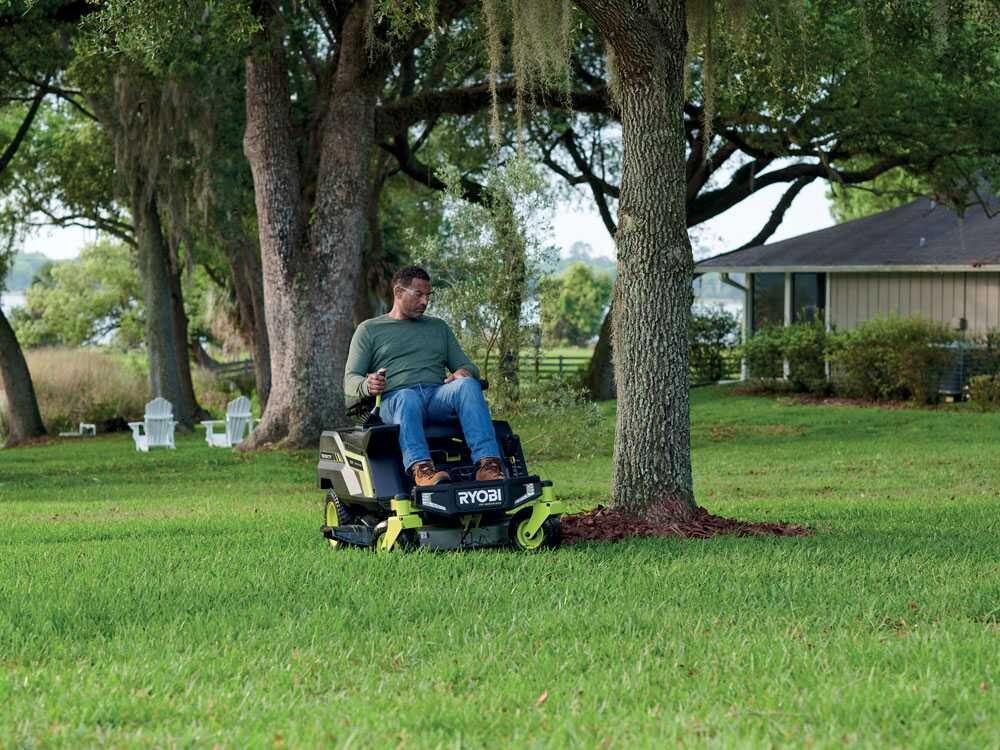 Ryobi ZTRX76 Nullwendekreismäher – 76 cm Schnittbreite – Automatisch – mit Mulchfunktion – Ansicht 4