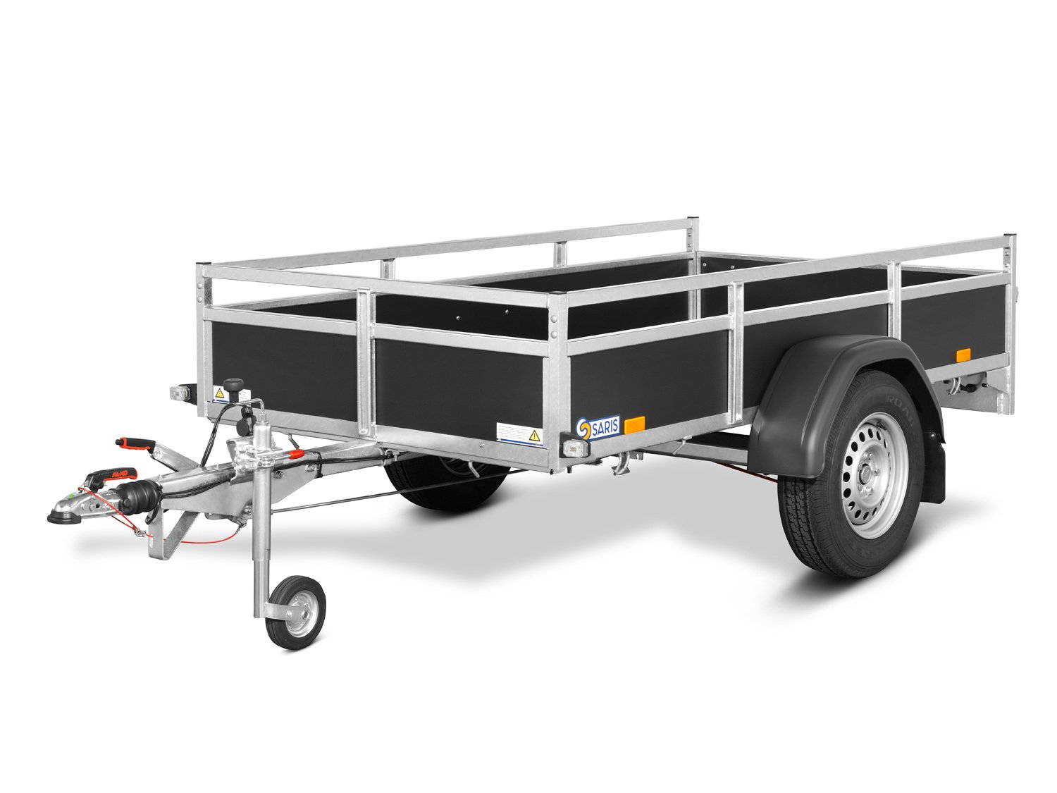 Saris Kastenanhänger CW 255 133 1350 1 – 1200kg Gesamtgewicht – Ladefläche 255 × 133 cm – 1200 kg – Einachser – Ansicht 1