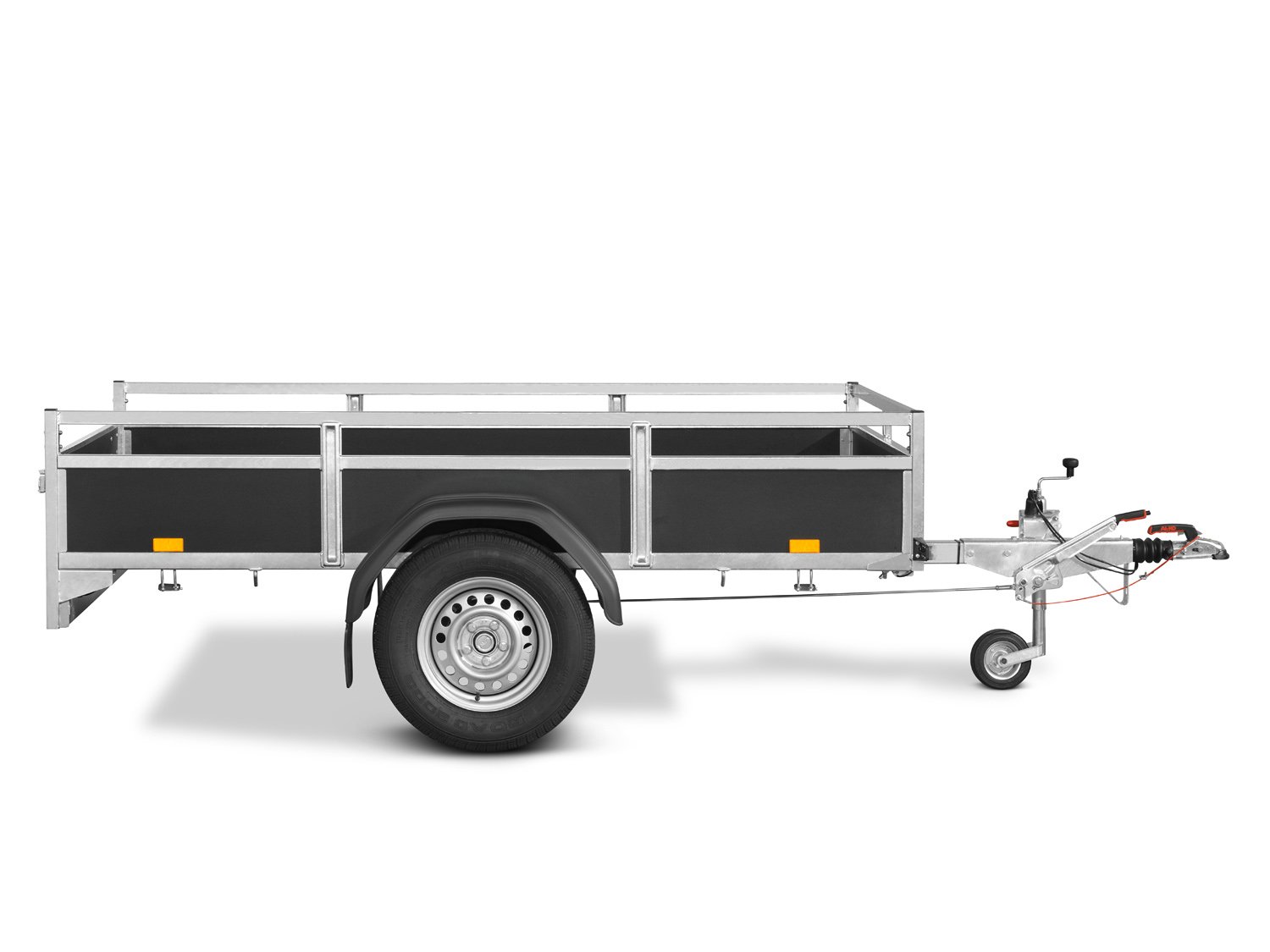 Saris Kastenanhänger CW 255 133 1350 1 – 1200kg Gesamtgewicht – Ladefläche 255 × 133 cm – 1200 kg – Einachser – Ansicht 3