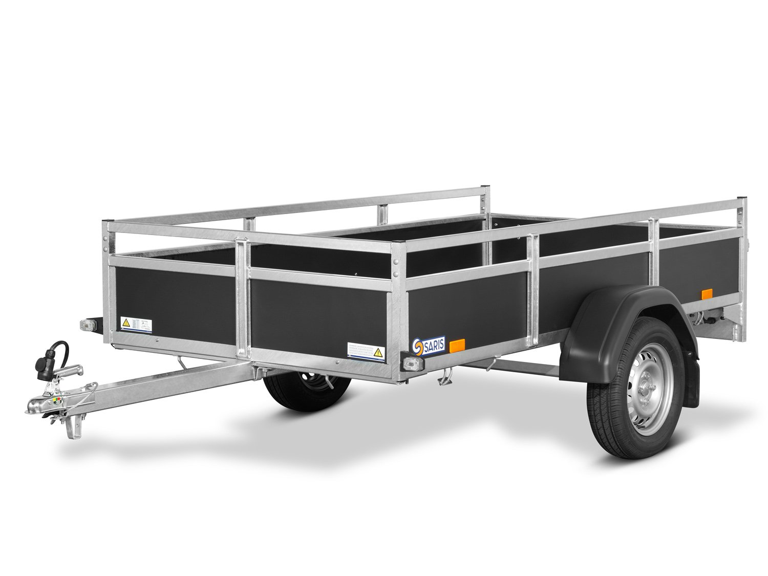 Saris Kastenanhänger CW 255 133 750 1 – Ladefläche 255 × 133 cm – 750 kg – Einachser – Ansicht 1