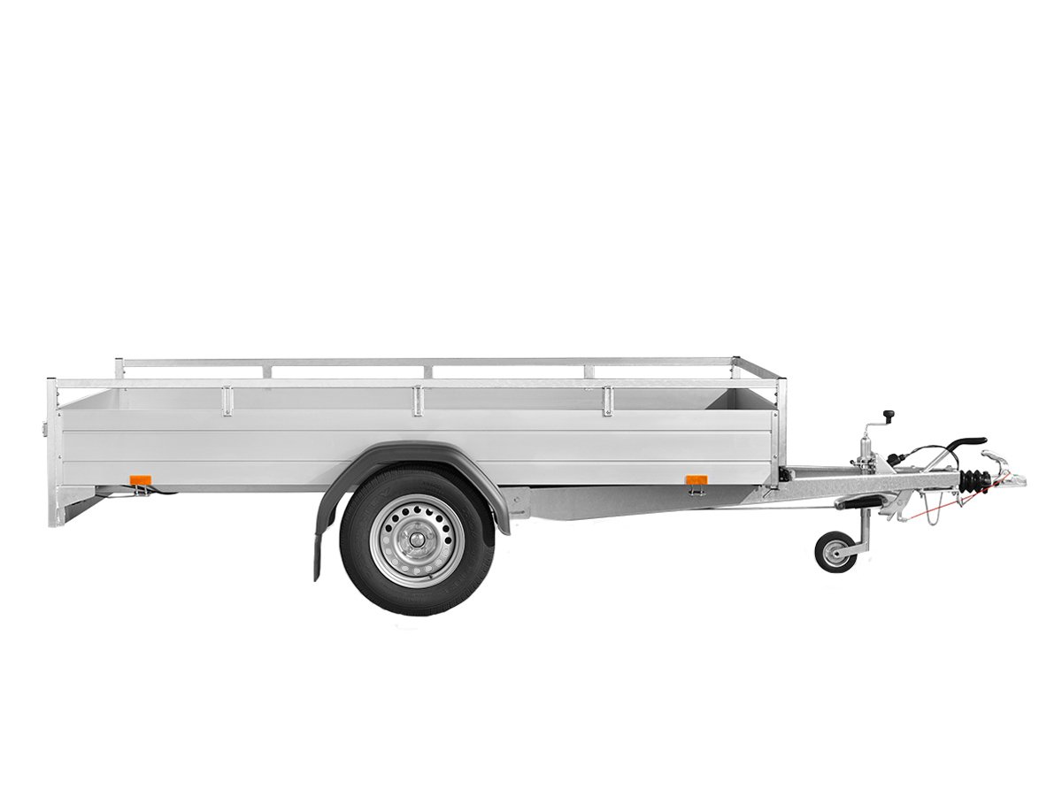 Saris Kastenanhänger MP 255 153 1500 1 – Reling Serie – Ladefläche 255 × 153 cm – 1500 kg – Einachser – Ansicht 3