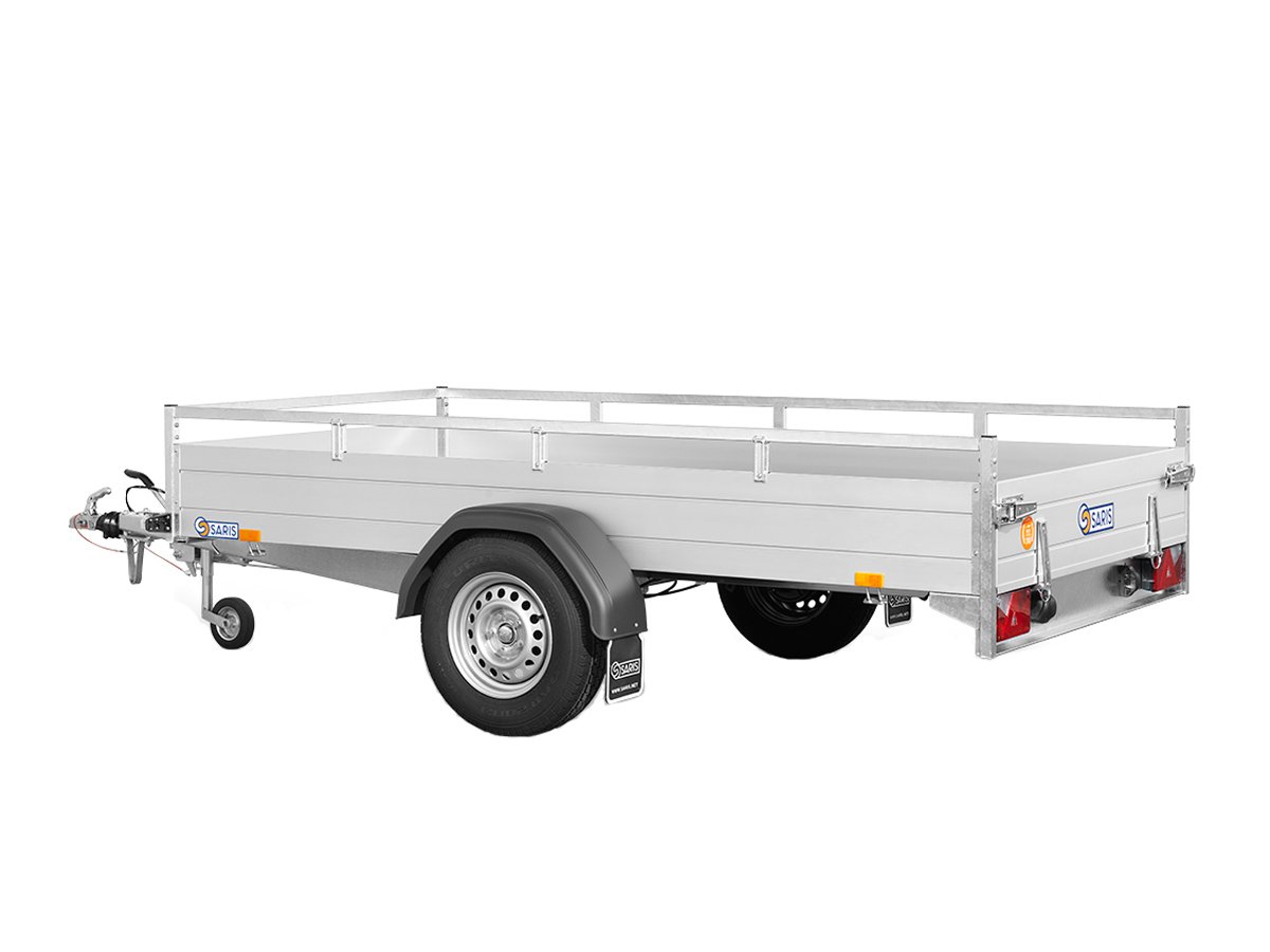 Saris Kastenanhänger MP 255 153 1500 1 – Reling Serie – Ladefläche 255 × 153 cm – 1500 kg – Einachser – Ansicht 4