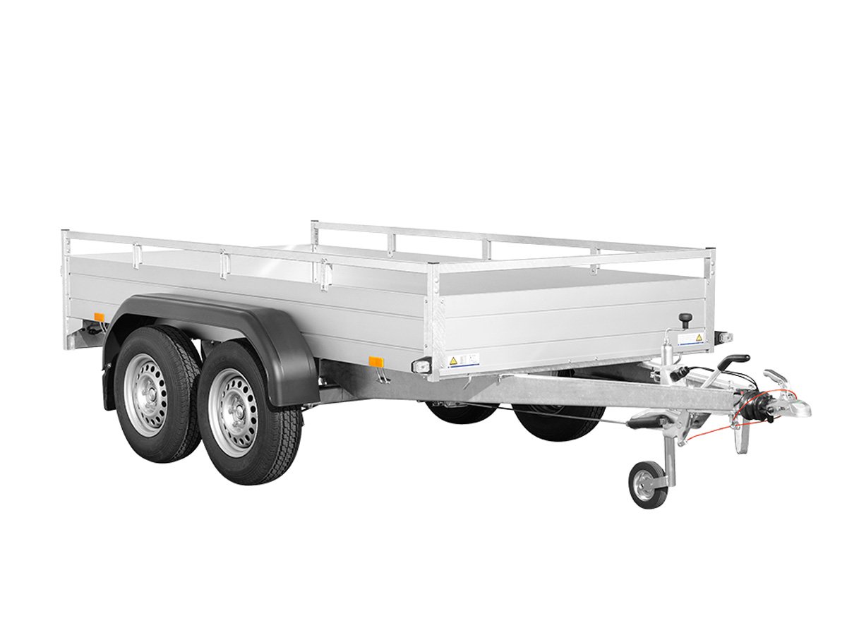Saris Kastenanhänger MP 305 153 2700 2 – Ladefläche 305 × 153 cm – 2700 kg – Tandemachser – Ansicht 1