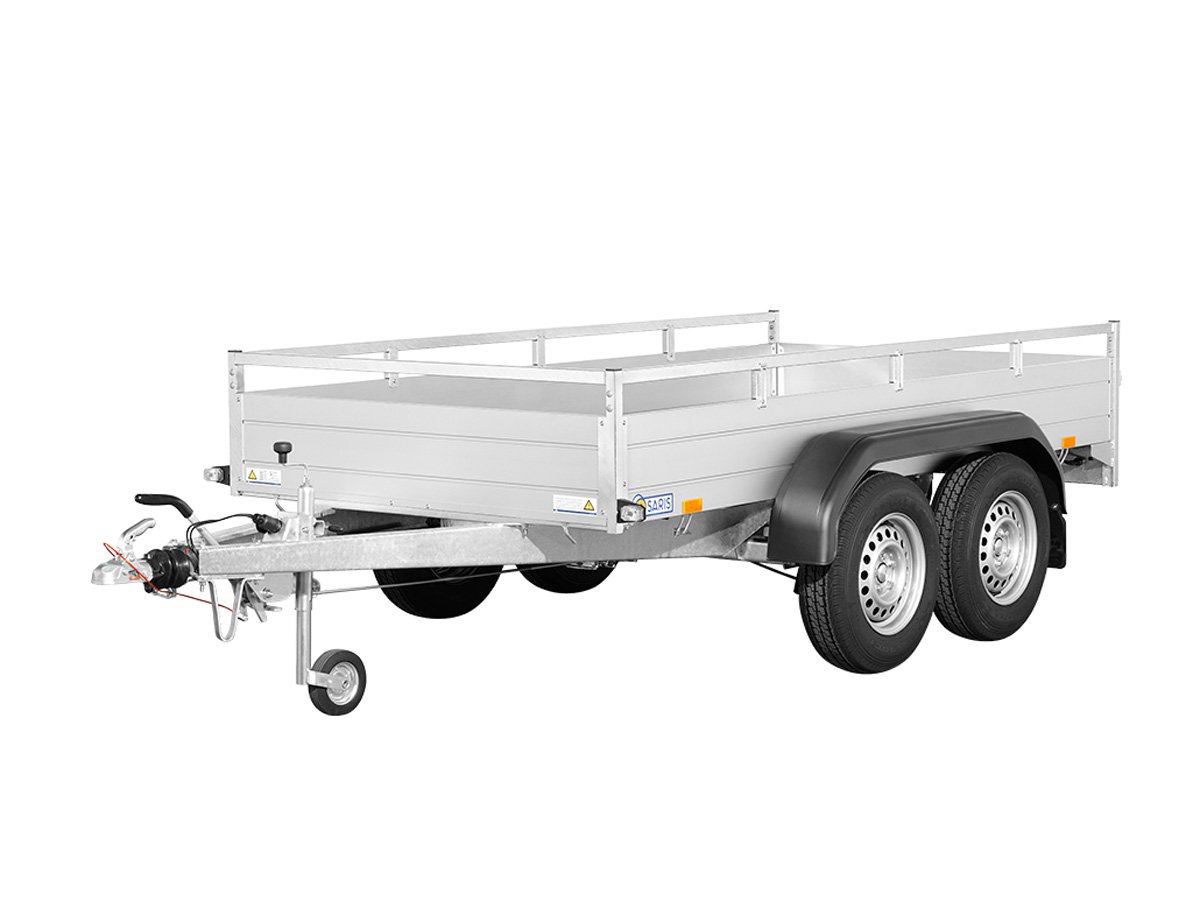 Saris Kastenanhänger MP 305 153 2700 2 – Ladefläche 305 × 153 cm – 2700 kg – Tandemachser – Ansicht 2