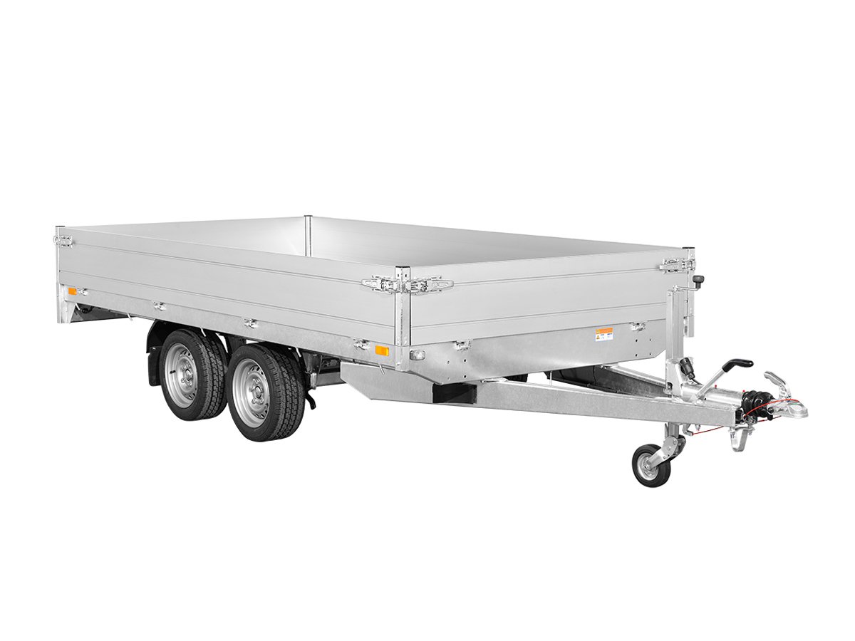 Saris Pritschenhochlader PL 356 184 2700 2 – Ladefläche 356 × 184 cm – 2700 kg – Tandemachser – Ansicht 1