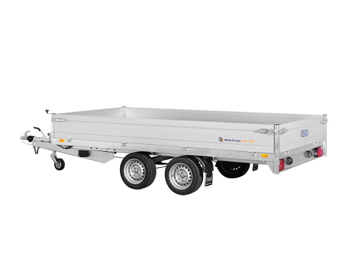 Saris Pritschenhochlader PL 356 184 2700 2 – Ladefläche 356 × 184 cm – 2700 kg – Tandemachser – Ansicht 3