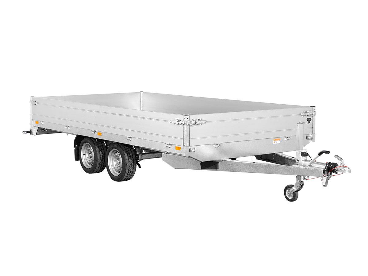 Saris Pritschenhochlader PL 406 204 3500 2 – Ladefläche 406 × 204 cm – 3500 kg – Tandemachser – Ansicht 1