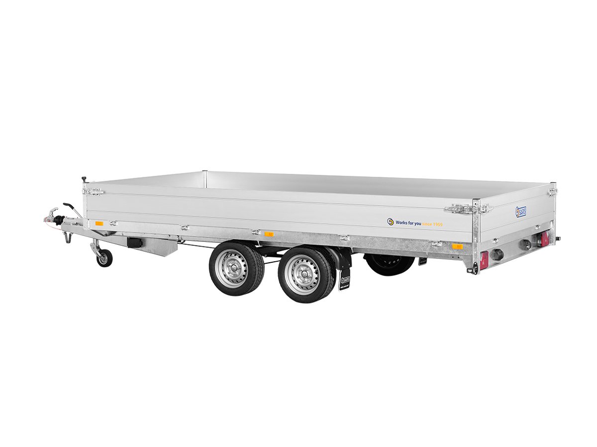 Saris Pritschenhochlader PL 406 204 3500 2 – Ladefläche 406 × 204 cm – 3500 kg – Tandemachser – Ansicht 3