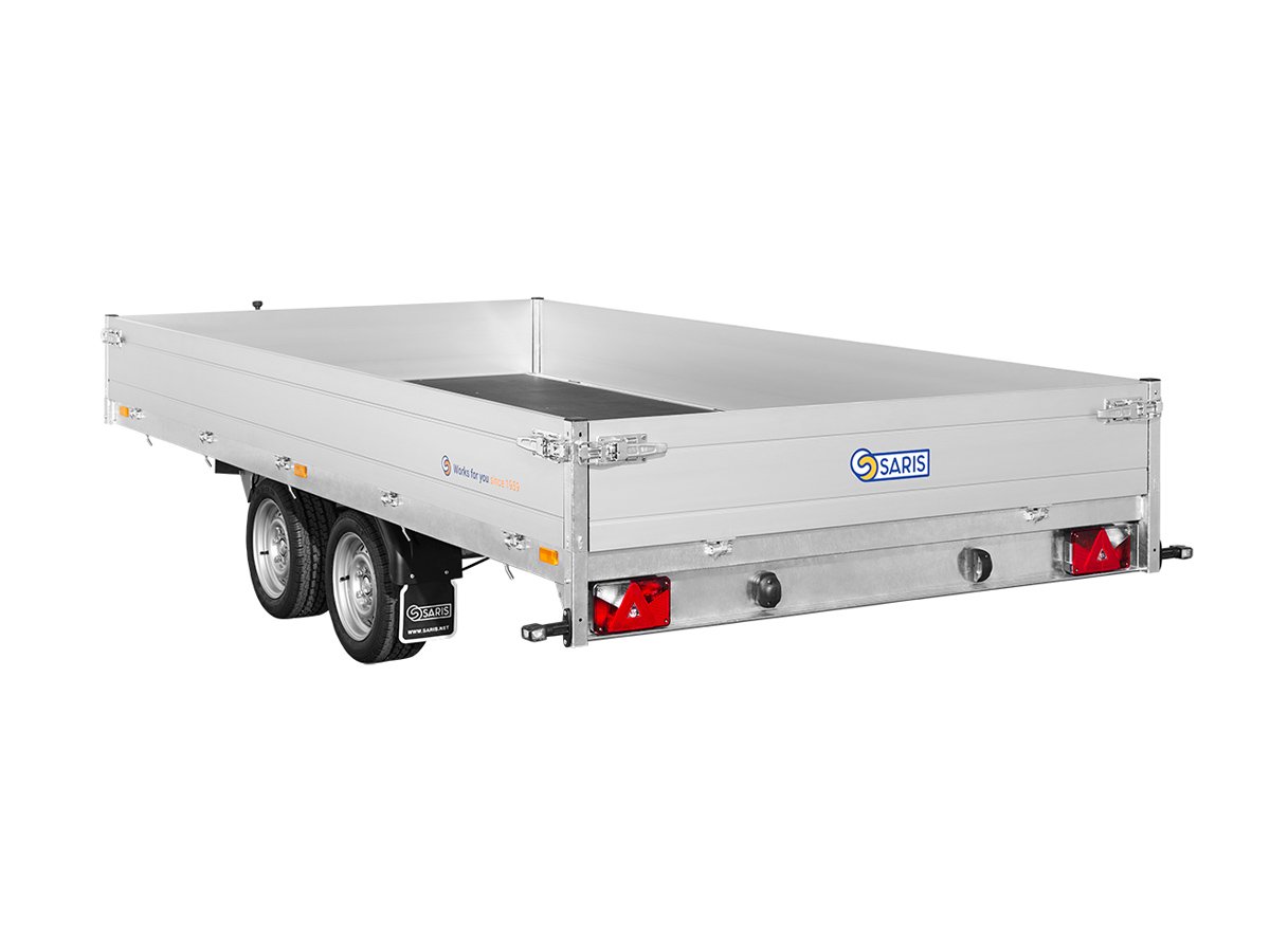 Saris Pritschenhochlader PL 406 204 3500 2 – Ladefläche 406 × 204 cm – 3500 kg – Tandemachser – Ansicht 4